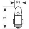 6-60V 2 WATT BA7S BASE MINIATURE INDICATOR LAMP