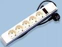 2 PIN "SCHUKO" POWER STRIP (5 OUTLET)