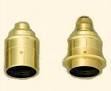 BRASS E27 BASE LAMP SOCKETS