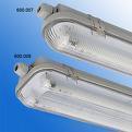 220 VOLT 18/20W (2X) EURO W/T FLUORESCENT FIXTURE